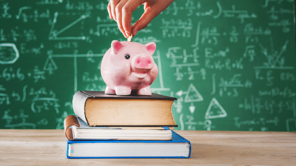 Putting money into an education fund