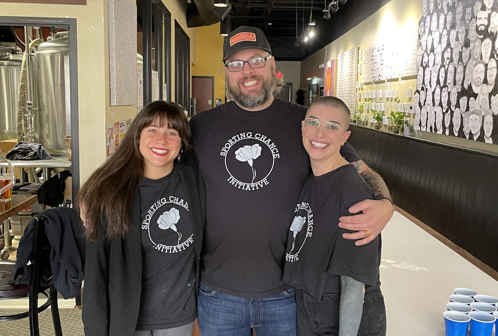 Volunteers for the Colorado non profit Sporting Chance Initiative